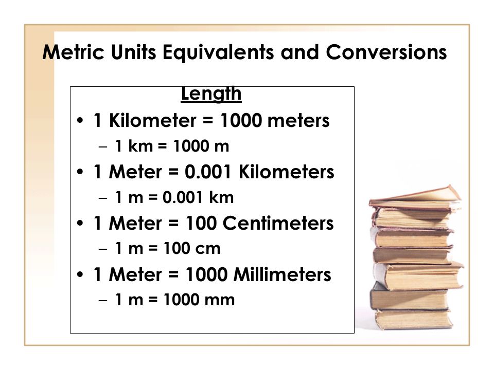 Equivalent of outlet 1 meter